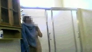 Mexican Aunt Maria spied on in the shower