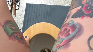 Pissing in the Toilet