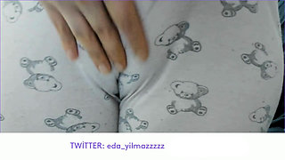 Cameltoe- Masturbation in Pajamas- Puffed Pussy- Turkish Porn