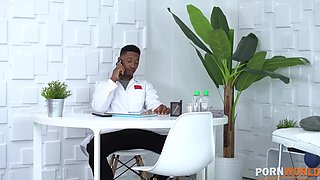 Voluptuous Venezuelan Sheila Ortega Gets Her Pussy Stretched Out by Black Masseur GP1838