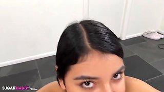 Sugar Stepdaddy Latina Teen Raw Sex Tape
