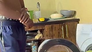 The Village Girl Can’t on the Washing Machine but Can Take Her Boss’s Dick.