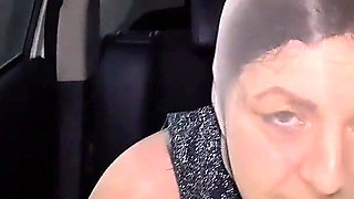 Risky Trip in Full Pantyhose Encasement Nylon Doll in the Car Ep. 336