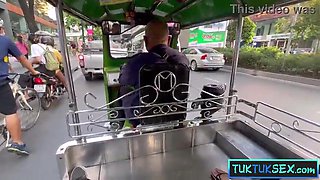 Ultra-cute Thai COUGAR amateur with tats picked up and drilled firm