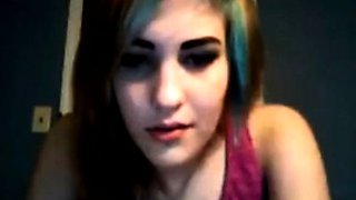 Emo Amateur's Funky Hair Cam Show