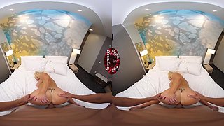 Blonde Mature's Passion Explodes in VR Hardcore Big-Tit Heat