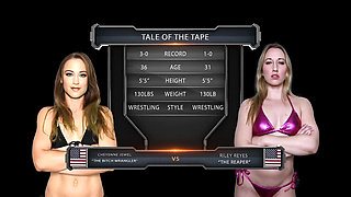 Cheyenne Jewel Vs Riley Reyes Female Wrestling