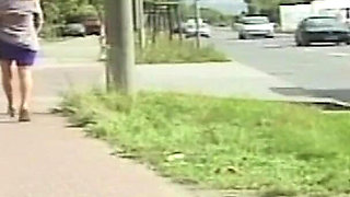 Blonde Babe Sucks Cock in Bathroom and Car