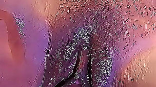 Trembling, Squirting, Moaning, Fucking My Pussy with a Fuck Machine and Double Lush in My Ass and Clit