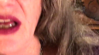 Sexy Mature Hot BJ + Swallow While Riding Dildo! Maxxximummilf