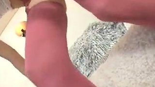 Amateur Asian Pussy Gaping Close-Up