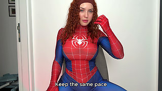 JOI Spider-girl Curvy Mary Jane Begs You to Cum on Her Face.pov Instruction