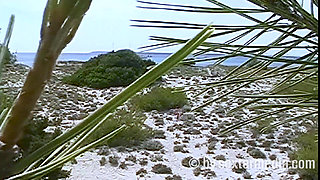 Sexy MILF Naked on the Nudist Beach