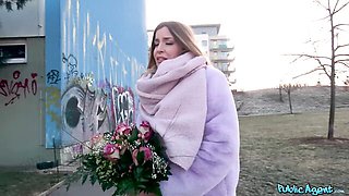 Blowjob video with sensuous Max Dior and Marica Chanelle from Public Agent