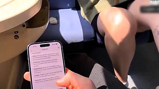 Blonde Babe Teases on Bus Before Intense Bedroom Fuck