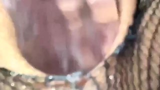 Cummy amateur pussy close up