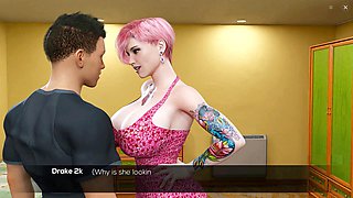 Lesbian encounter between an older mom and a younger woman featuring Misskitty2k