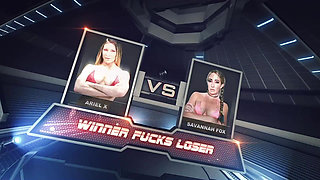 Ariel X Vs Savannah Fox Female Wrestling