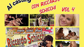 At the Casting with Riccardo Schicchi