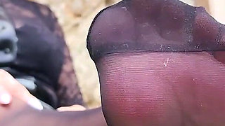 Black Nylon Foot Play