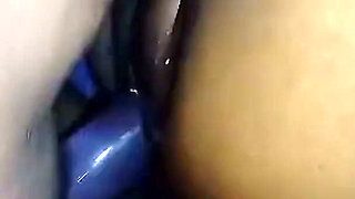 Bi Slave Cuckold Husband Sucked the Cock While Fucking Wife and Licked Pussy While Fucking by Two Bulls