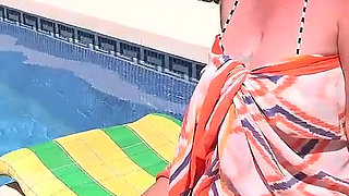 AuntJudysXXX - Meeting Hot Mature MILF Maggie Moon at the Pool