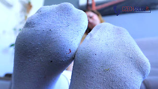 Double College Girls Foot and Sock Domination POV