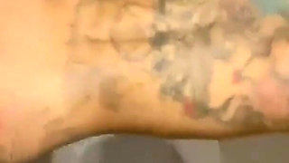 Johntronx - Fucking a Slutty Hot Tattooed Babe in a Bathroom