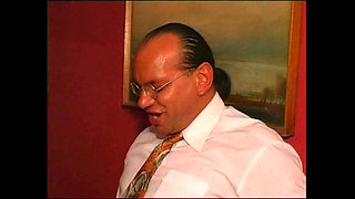 Hot Casting for a New Job: Two Pigs, Two Slutty Teens Tight Pussy Hard Fuck