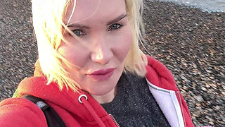 I Walked 25 Miles to Get This Nude Beach Fingering Video!!