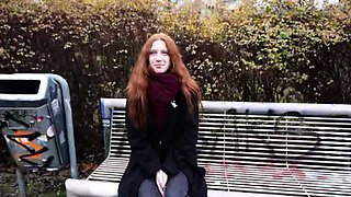 GERMAN SCOUT - Redhead Alice Seduce Sex
