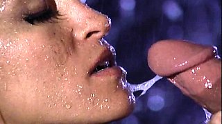 Mexicana blowjob with her big boobs