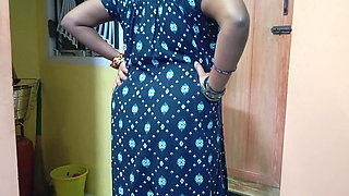 Indian Big Boobs Aunty Walk