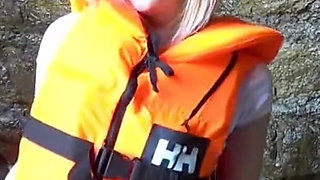 Lifejacket and Jeans on the Beach