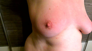Completely Naked Banging the Tits