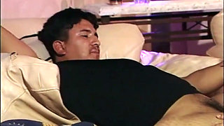 Cock sucking ass fingering pussy licking in 69 position