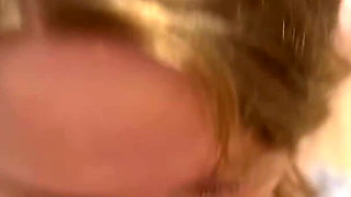 Quick Blowjob While Lying on the Desk and Then on My Knees