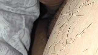 Step mom saw step son erection and handjob him hard to cum