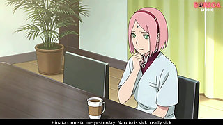 Naruto Fucks and Creampie Sarada While Sakura Is Watching, He Betrayed Boruto (uncensored Hentai)