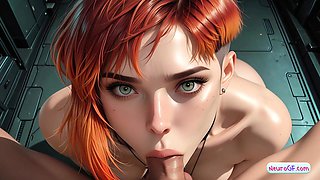 Street siren fucks you hard in the public alley ⋆ 3D Animation