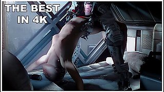 Car Toon - Rey Star Wars Loves Being Fucked By Her Machines