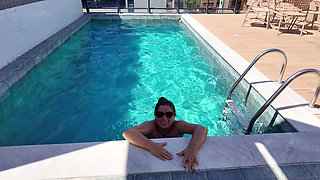 Stepmom Seduced Her Stepson in a Pool