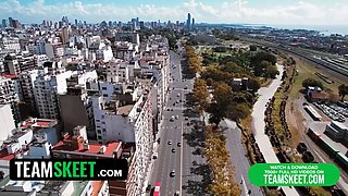 Young us vlogger sammmnextdoor is in buenos aires ans hooks up with argentino stud alexxxnextdoor