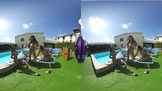 3 lesbian goddesses with Guilia, Benny, & Ale