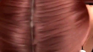 In Security: Silly Girl with Big Tits and Ass Is Sucking off Mr. Big Dick Boss Man in His Office - Episode 7