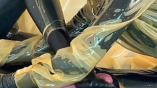 Latex Bag Mistressae & Miss Lilly Edging Threesome