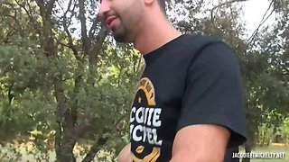 Stunning BBW Blonde Milf Takes Anal in Public Outdoors