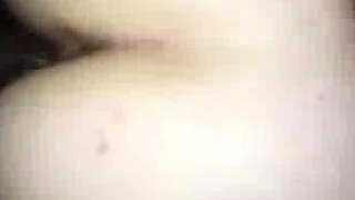 Amateur wife fuck black stud on bed so rough ww