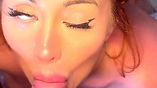 POV Blowjob & Facial in the Kitchen While Doing Chores