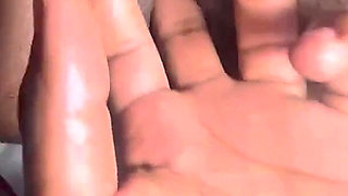 Fingering in Ebony Pussy
